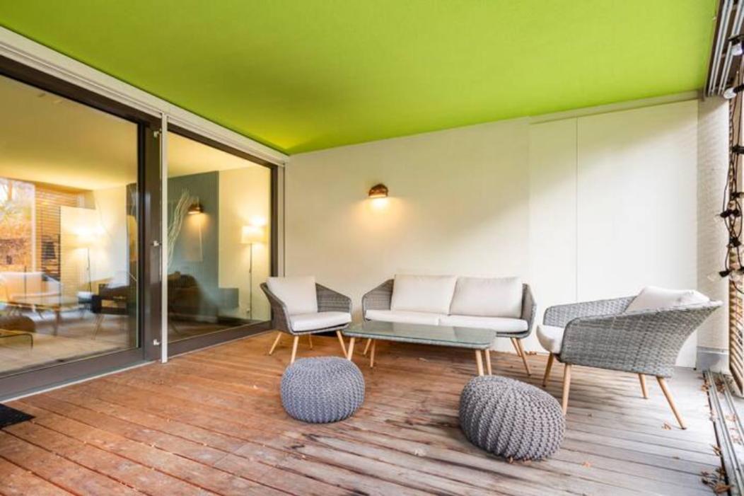 Luxus Wohnung Mit Garten زيورخ المظهر الخارجي الصورة